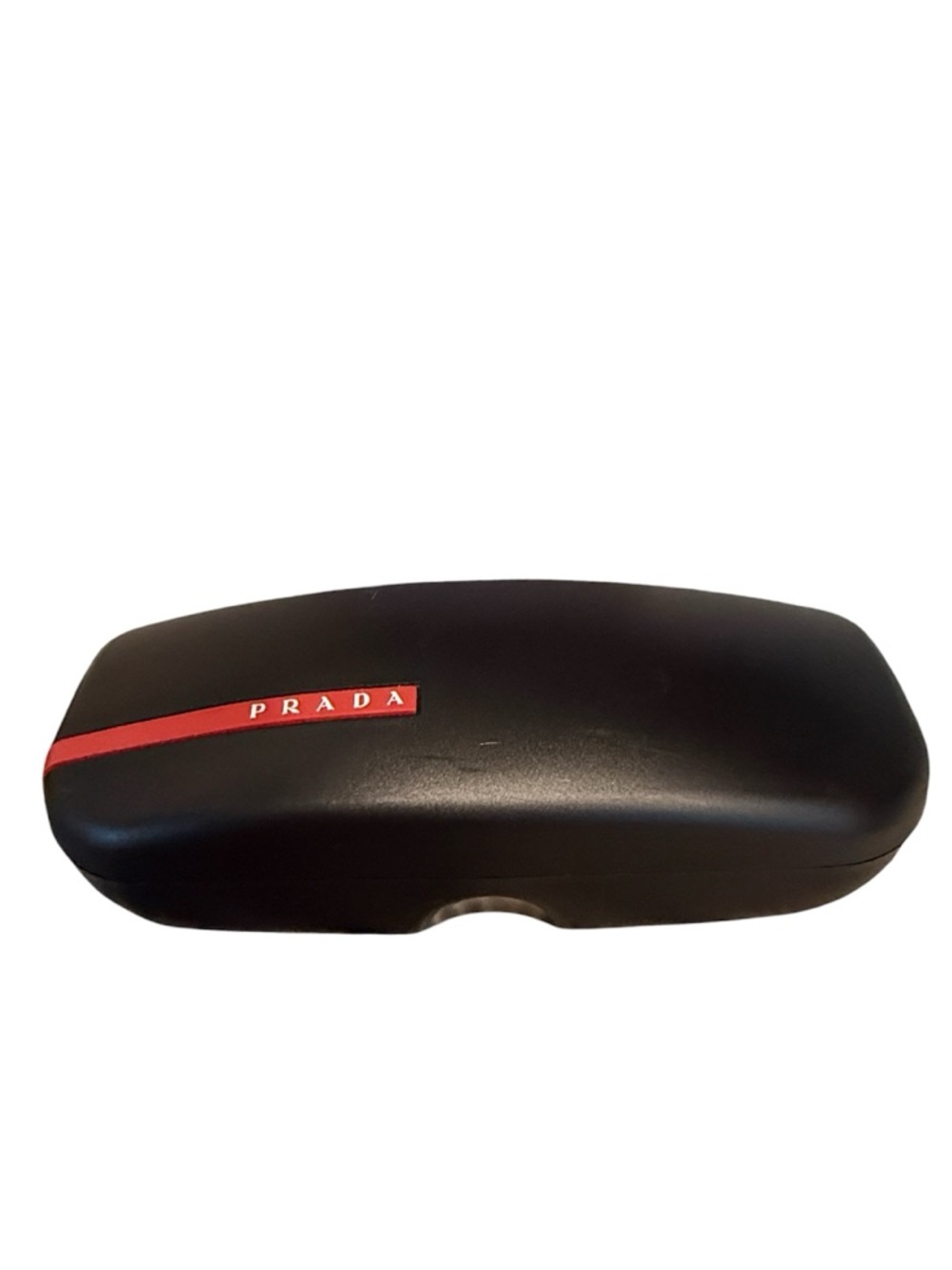 Prada Linea Rossa Small Plastic Eyeglasses Case Black